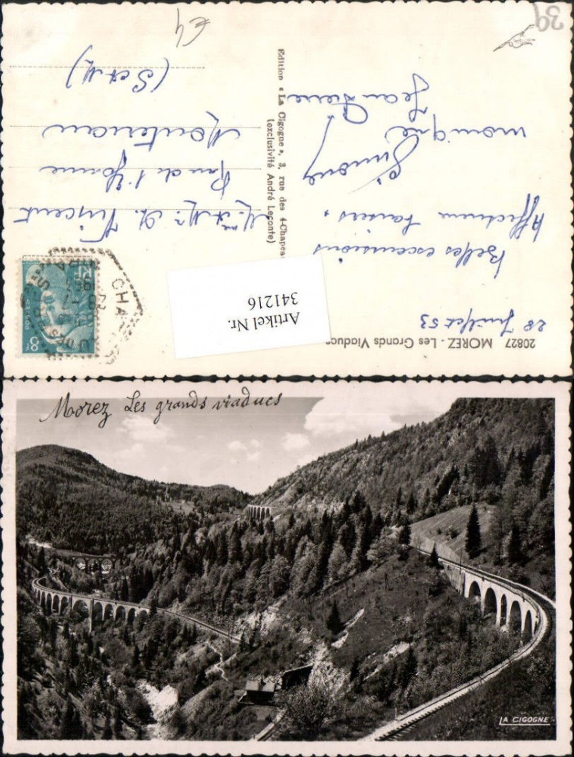 341216,Franche-Comte Jura Morez Les Grands Viaducs Viadukte Brücken