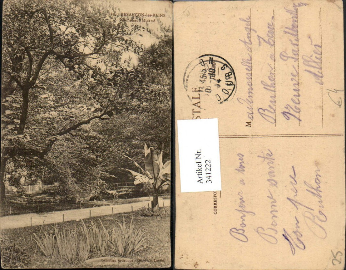 341222,Franche-Comte Doubs Besancon-les-BAins Promenade Micaud
