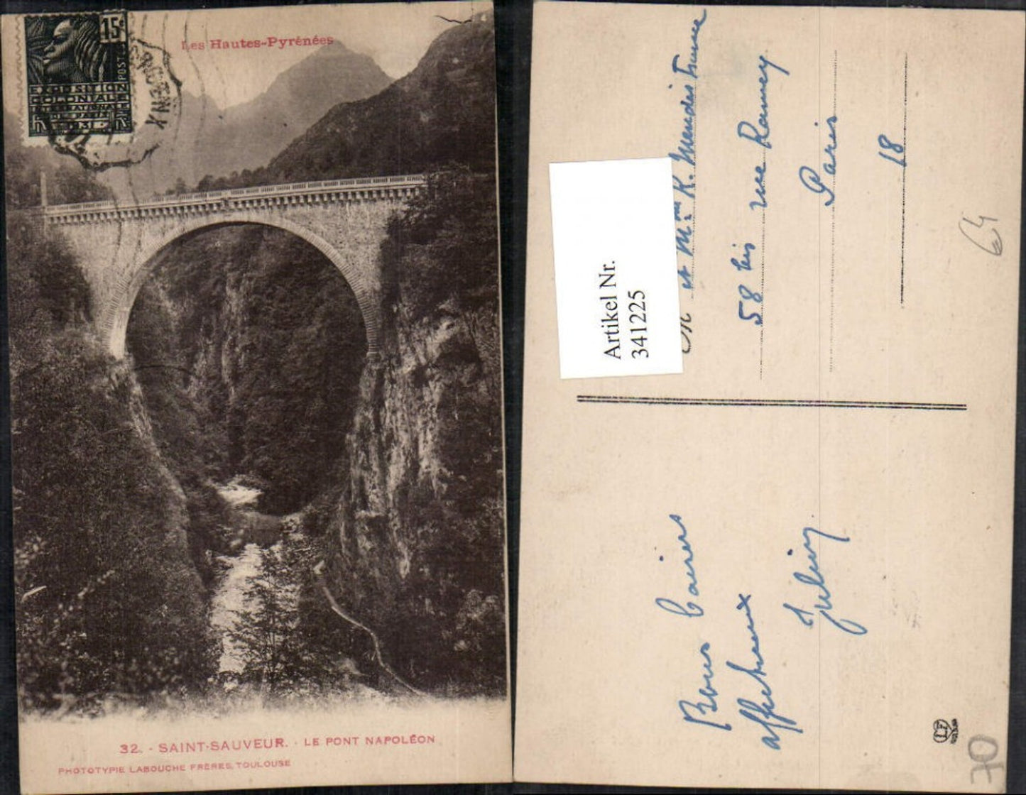 341225,Franche-Comte Haute-Saone Saint-Sauveur Le Pont Napoleon Brücke