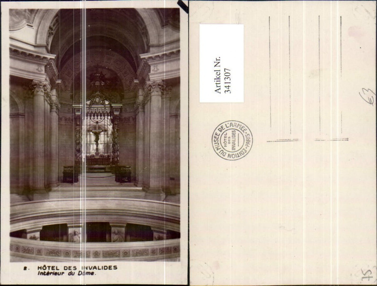341307,Ile-de-France Paris Hotel des Invalides Interieur du Dome