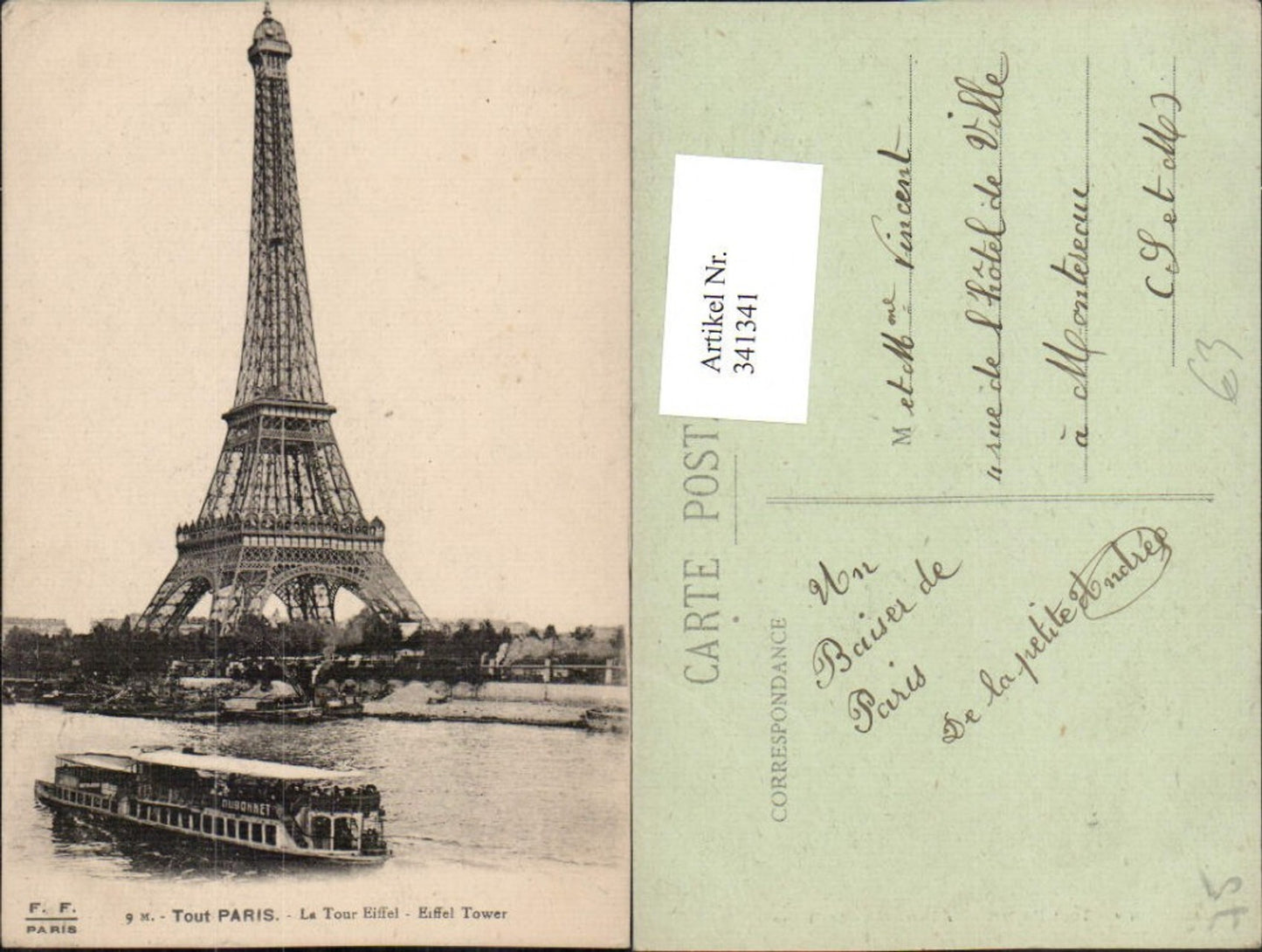 341341,Ile-de-France Paris La Tour Eiffel Eiffelturm Boot