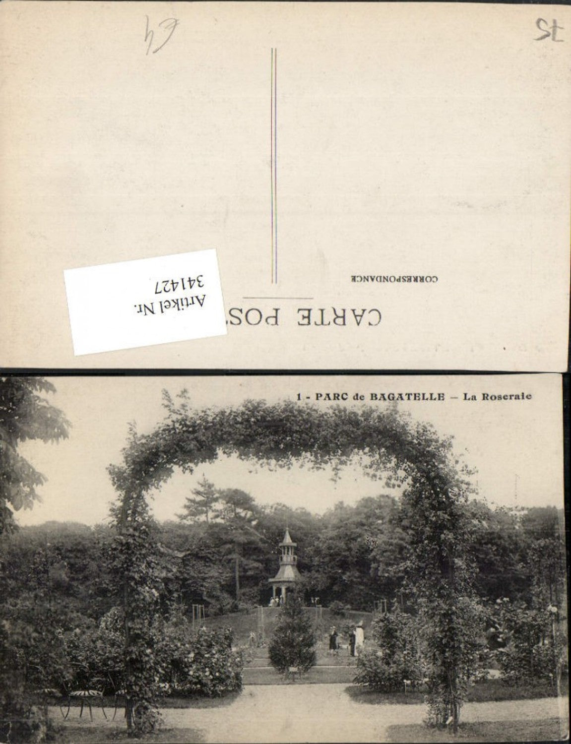 341427,Ile-de-France Paris Parc de Bagatelle La Roseraie Park Bogen