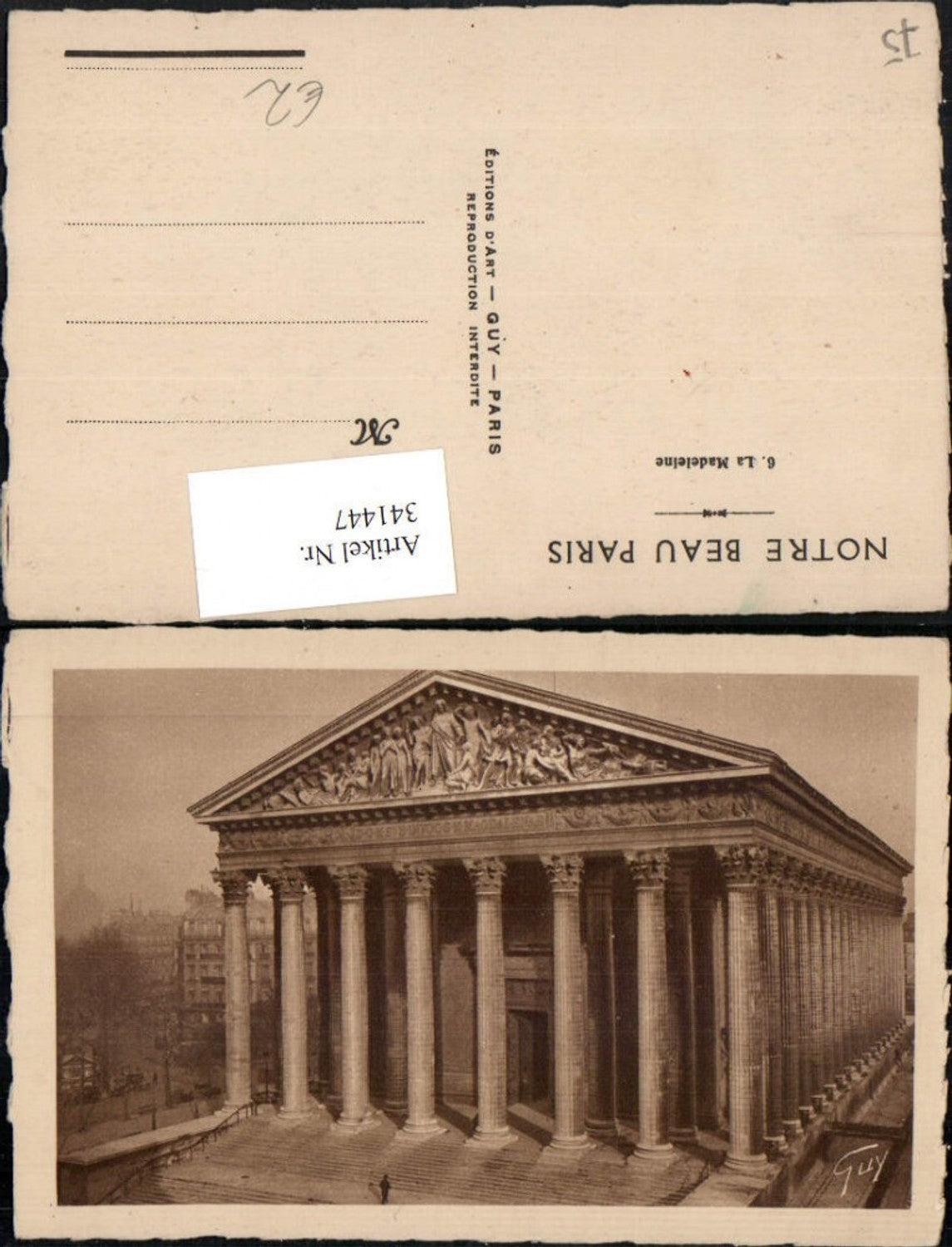 341447,Ile-de-France Paris La Madeleine Kirche