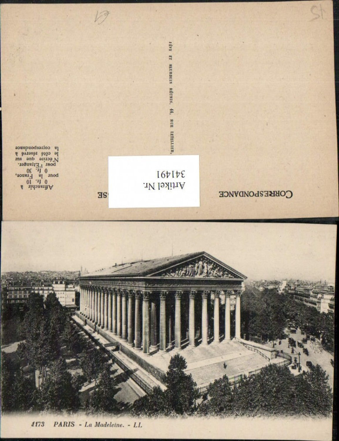 341491,Ile-de-France Paris La Madeleine Kirche