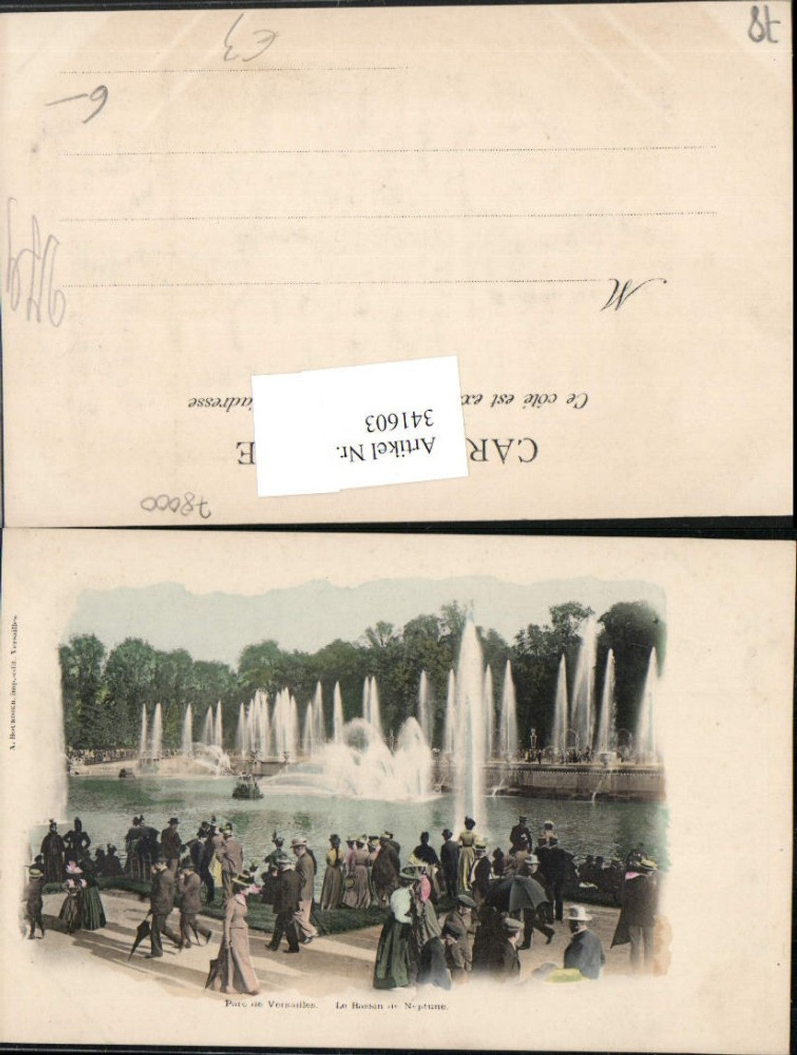 341603,Ile-de-France Yvelines Parc de Versailles Le Bassin de Neptune water feature