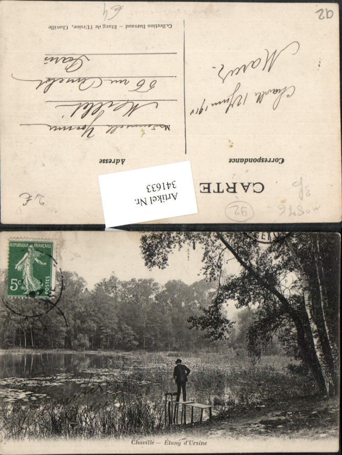 341633,Ile-de-France Hauts-de-Seine Chaville Etang d'Ursine pond