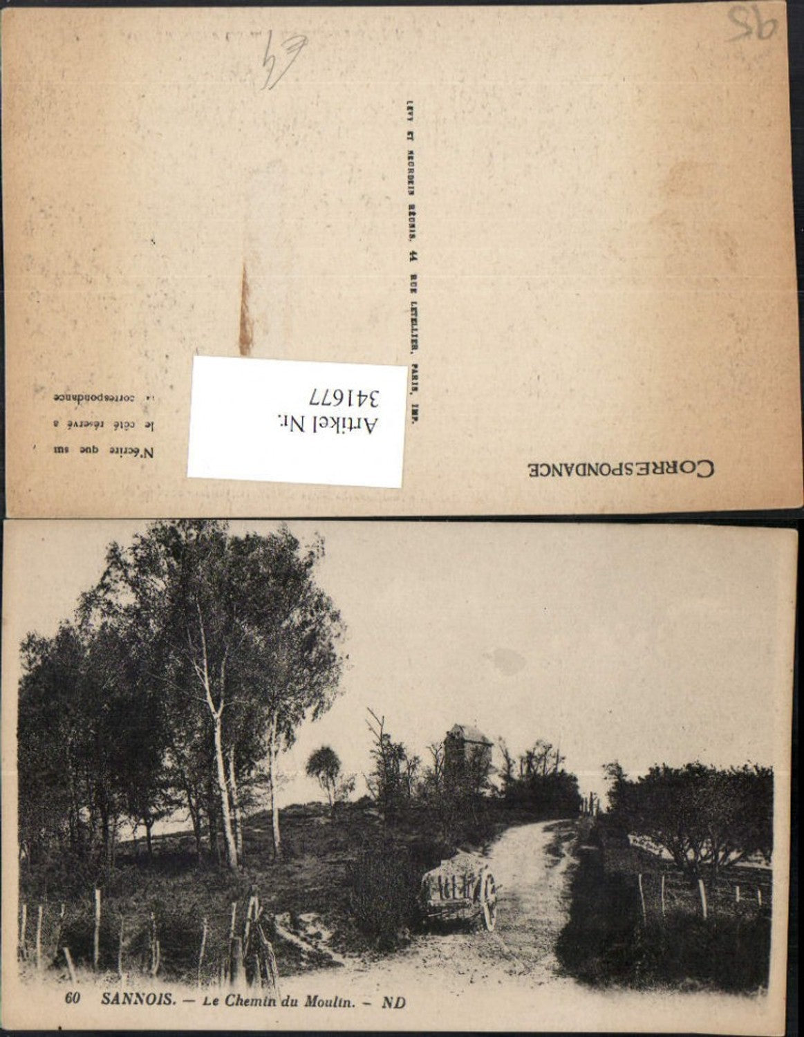 341677,Ile-de-France Val-Oise Sannois Le Chemin du Moulin Partie