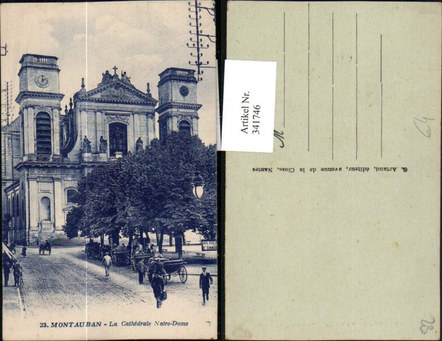 341746,Midi-Pyrenees Tarn-et-Garonne Montauban La Cathedrale Notre-Dame Kirche