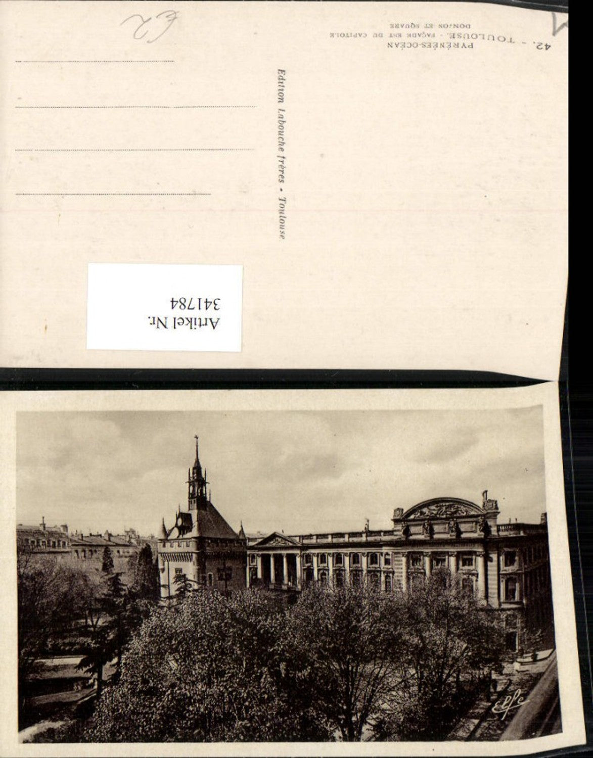 341784,Midi-Pyrenees Haute-Garonne Toulouse Capitole Gebäude