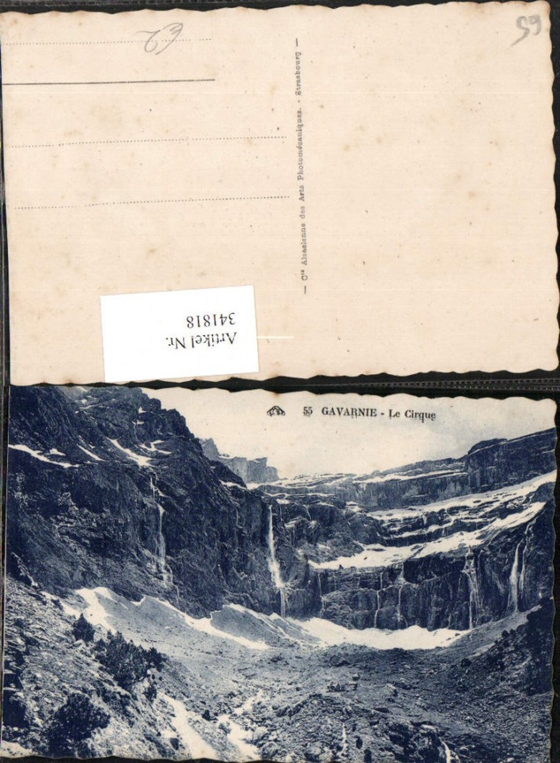 341818,Midi-Pyrenees Hautes-Pyrenees Gavarnie Le Cirque Wasserfälle