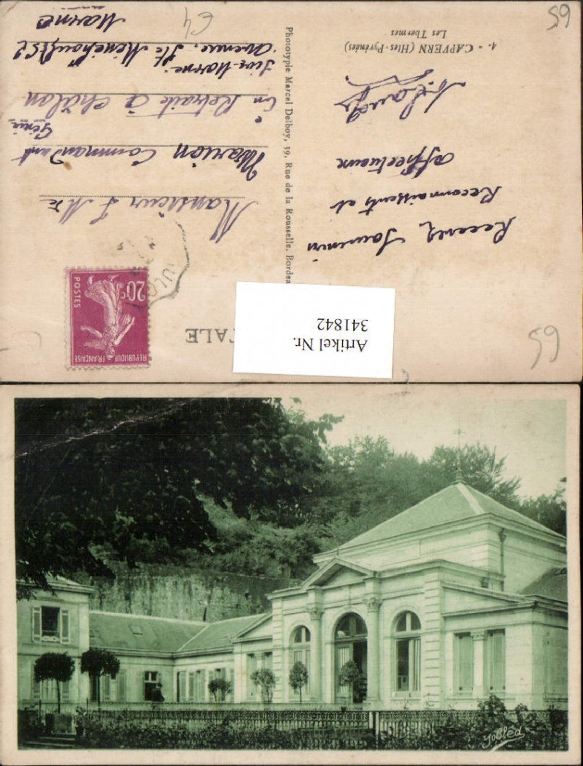 341842,Midi-Pyrenees Hautes-Pyrenees Capvern Les Thermes Therme