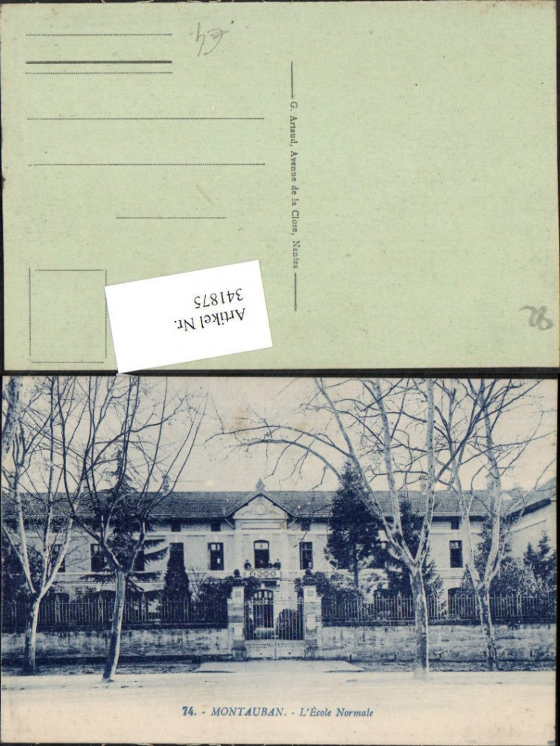 341875,Midi-Pyrenees Tarn-et-Garonne Montauban L'Ecole Normale Schule