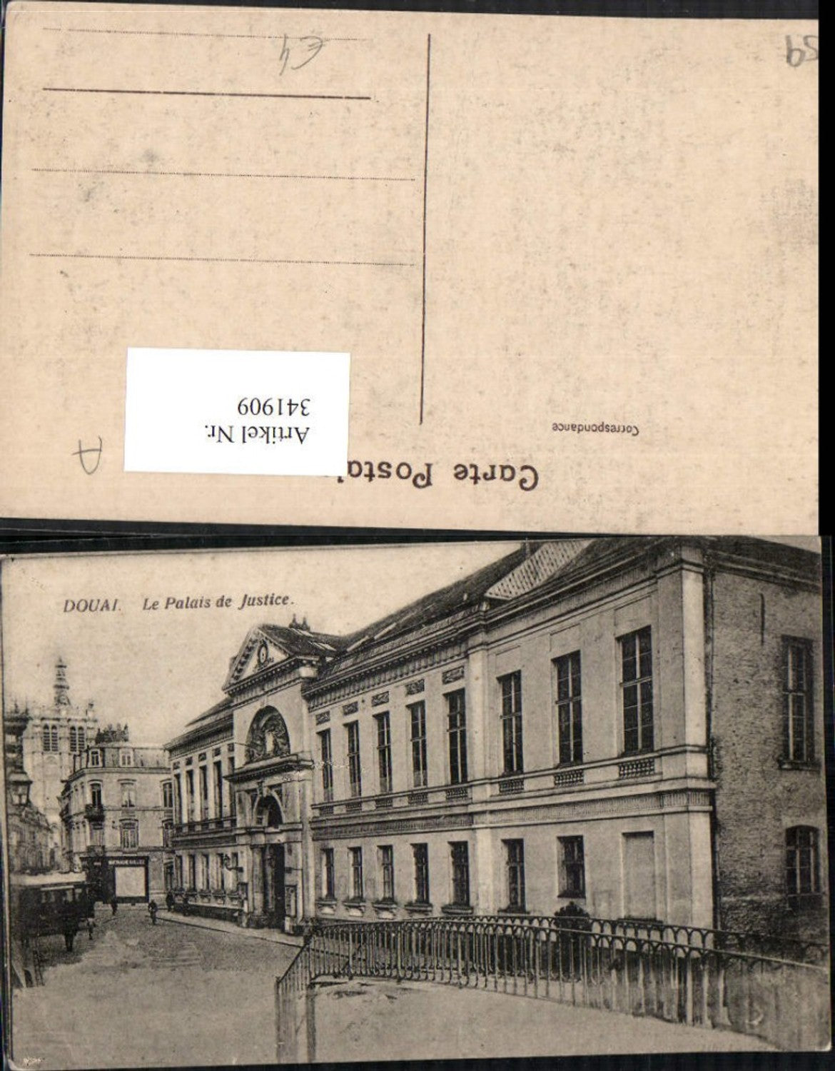 341909,Nord-Pas-de-Calais Nord Douai Le Palais de Justice Justizpalast