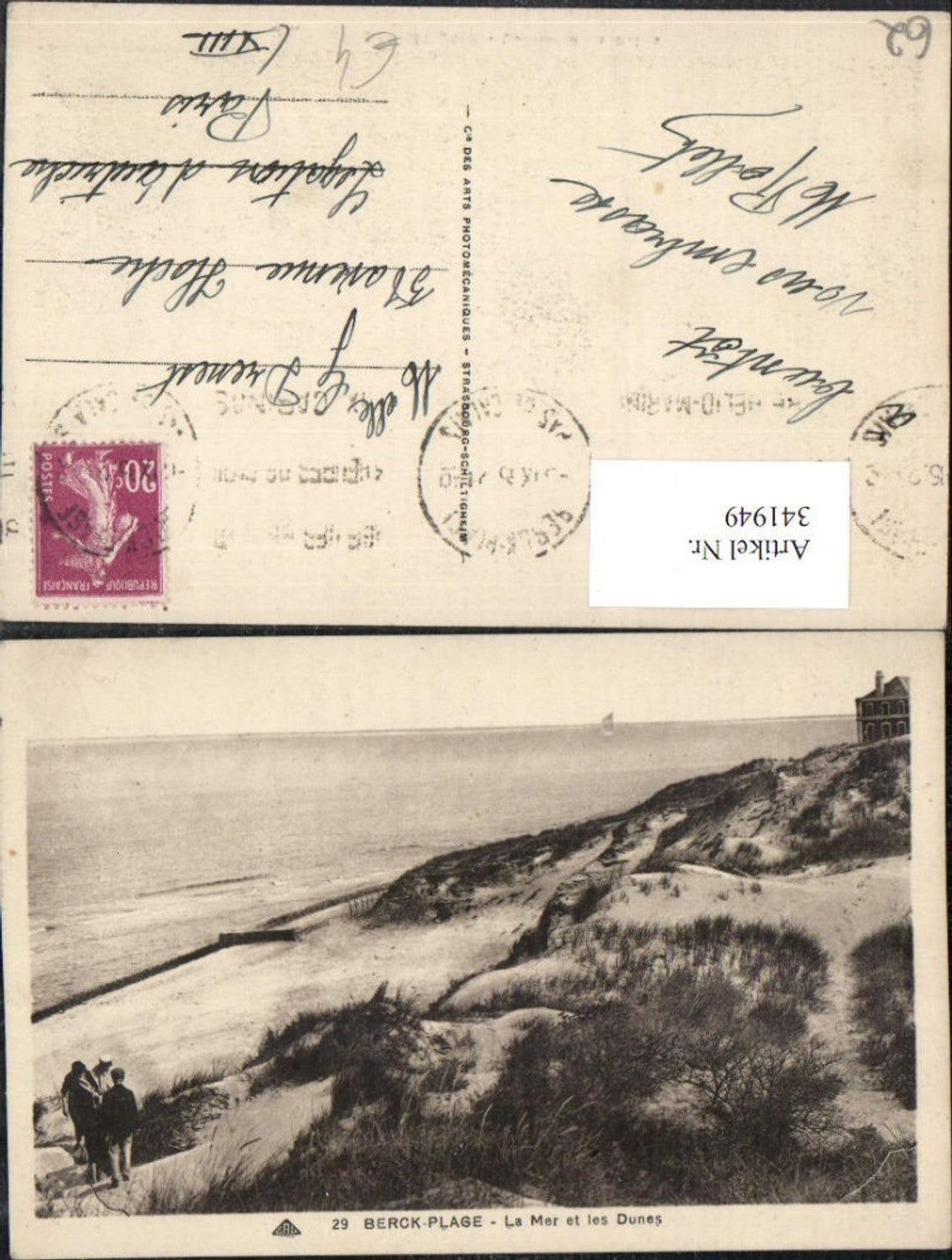 341949,Nord-Pas-de-Calais Pas-de-Calais Berck-Plage La Mer et les Dunes Strand