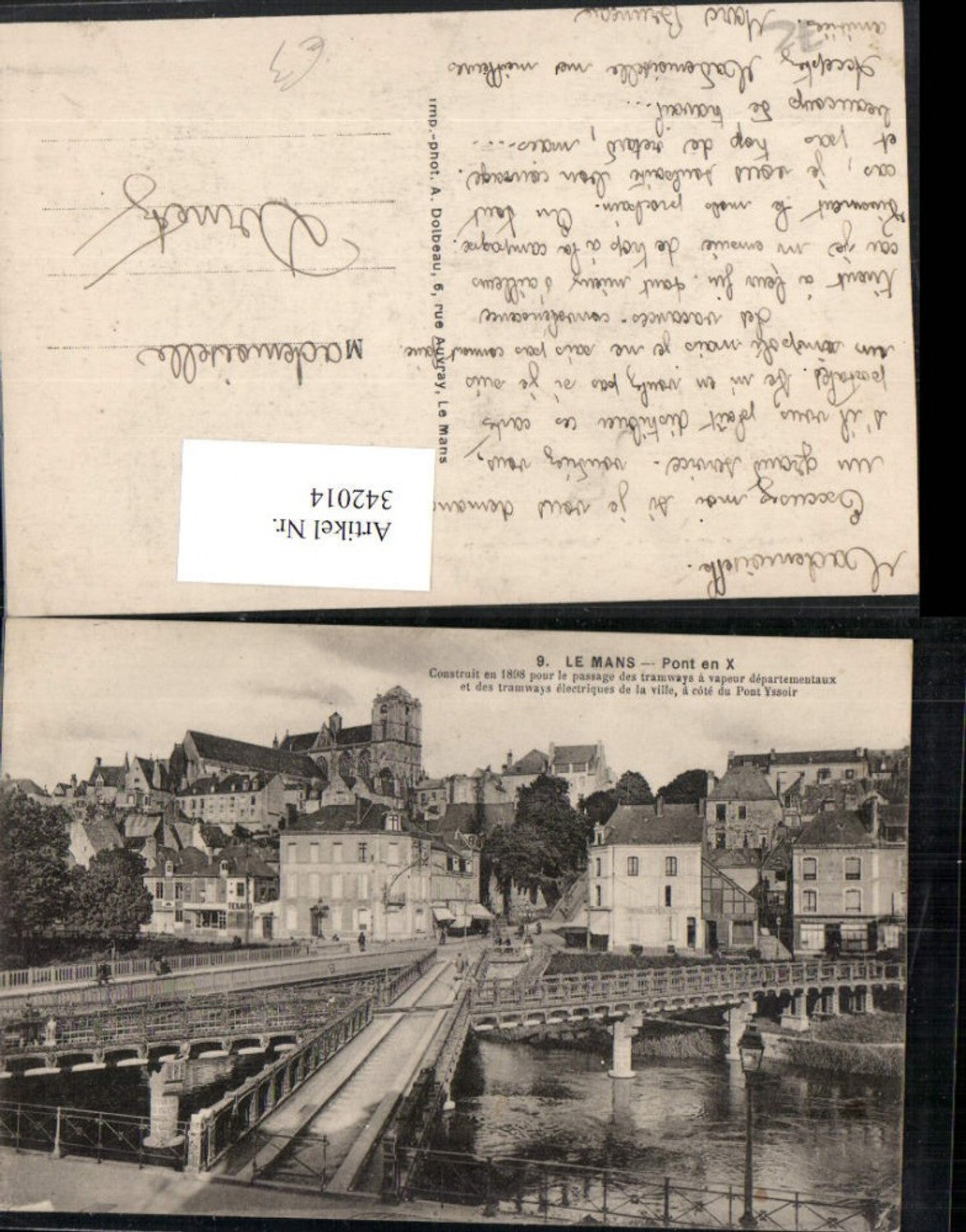 342014,Pays de la Loire Sarthe Le Mans Pont en X Brücken