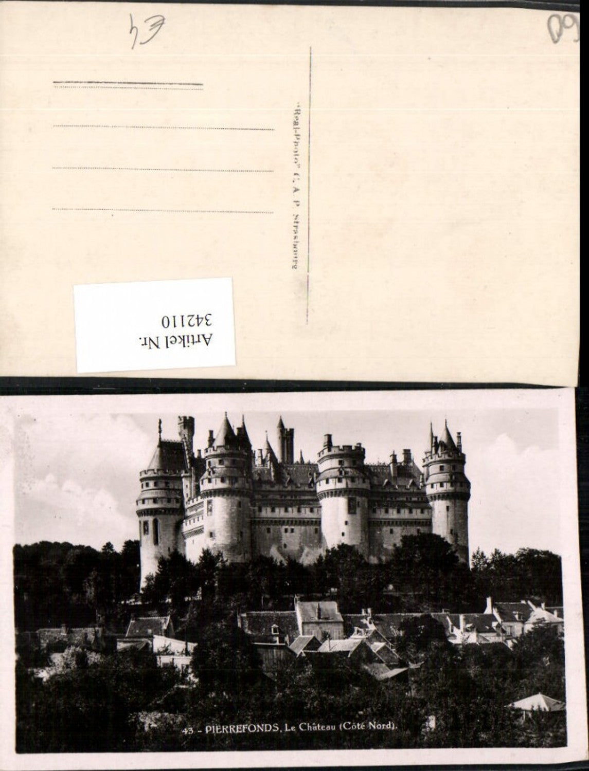 342110,Picardie Oise Pierrefonds Le Chateau Schloss