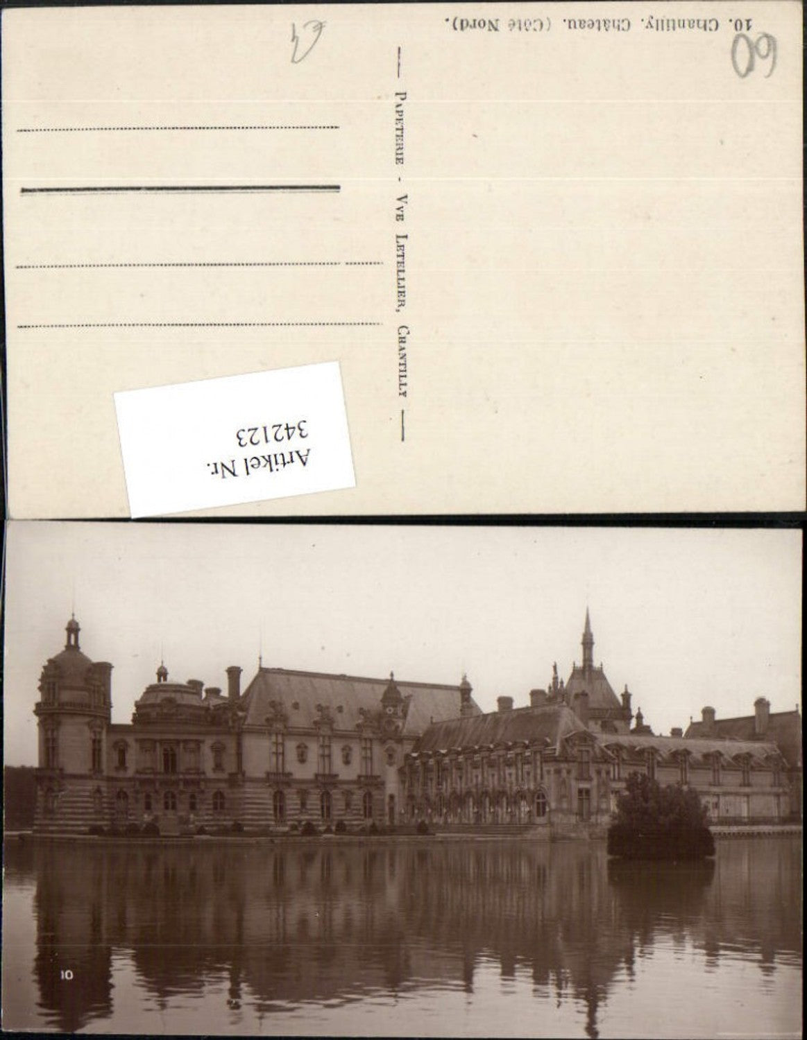 342123,Picardie Oise Chantilly Chateau Schloss