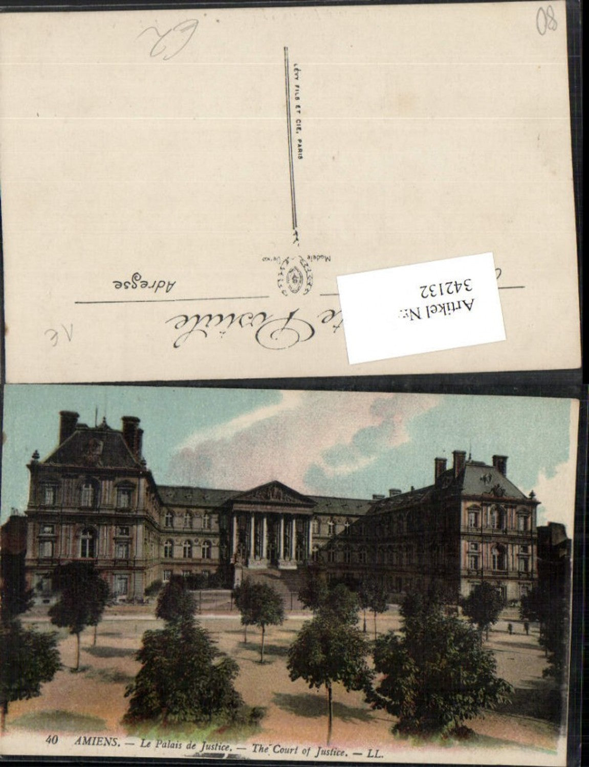342132,Picardie Somme Amiens Le Palais de Justice Justizpalast