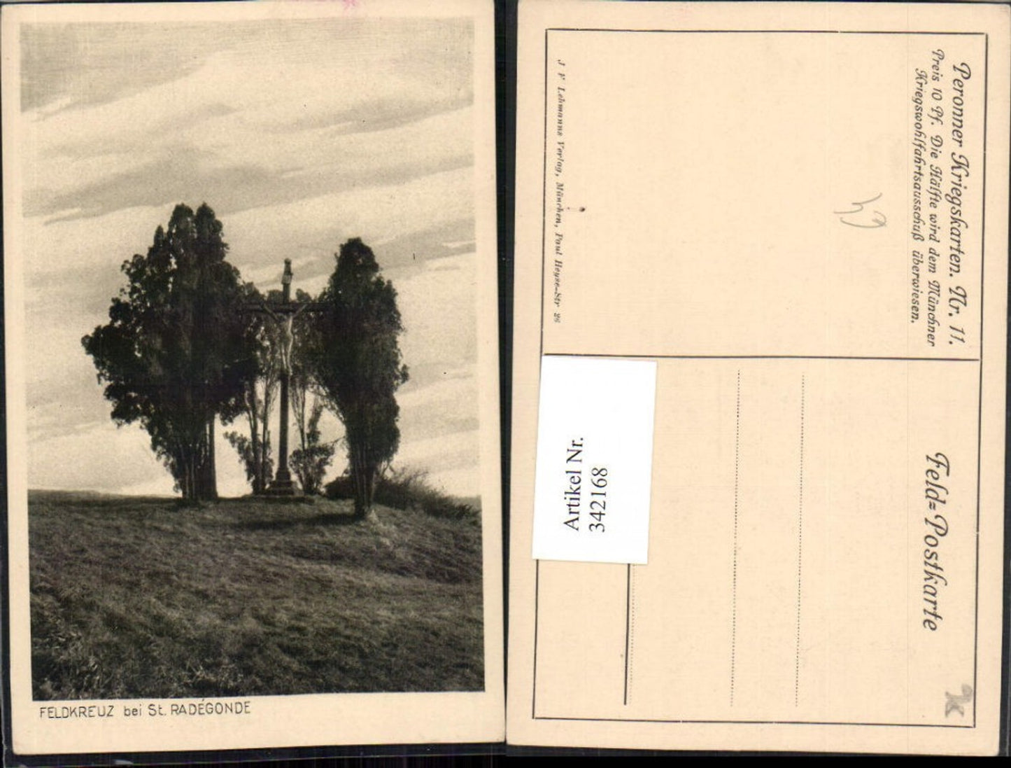 342168,Poitou-Charentes Charente-Maritime Feldkreuz Kreuz b. St. Radegonde
