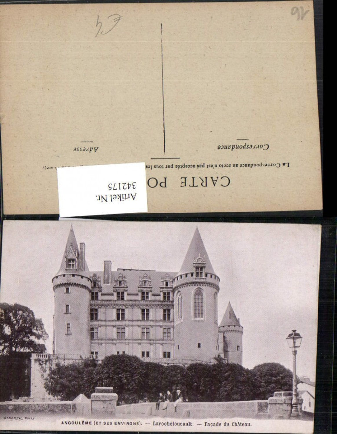 342175,Poitou-Charentes Charente Angouleme Larochefoucault Chateau Schloss