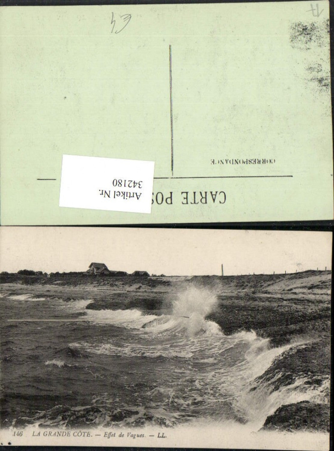 342180,Poitou-Charentes Charente-Maritime La Grande Cote Effet de Vagues Brandung