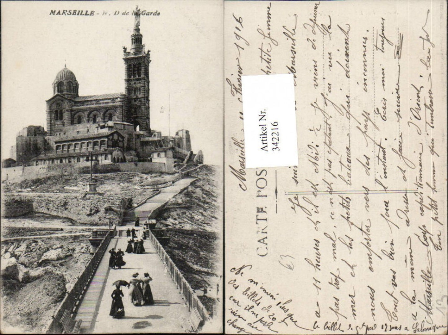342216,Provence-Alpes-Cote-Azur Bouches-de-Rhone Marseille Notre-Dame de la Garde Kirche