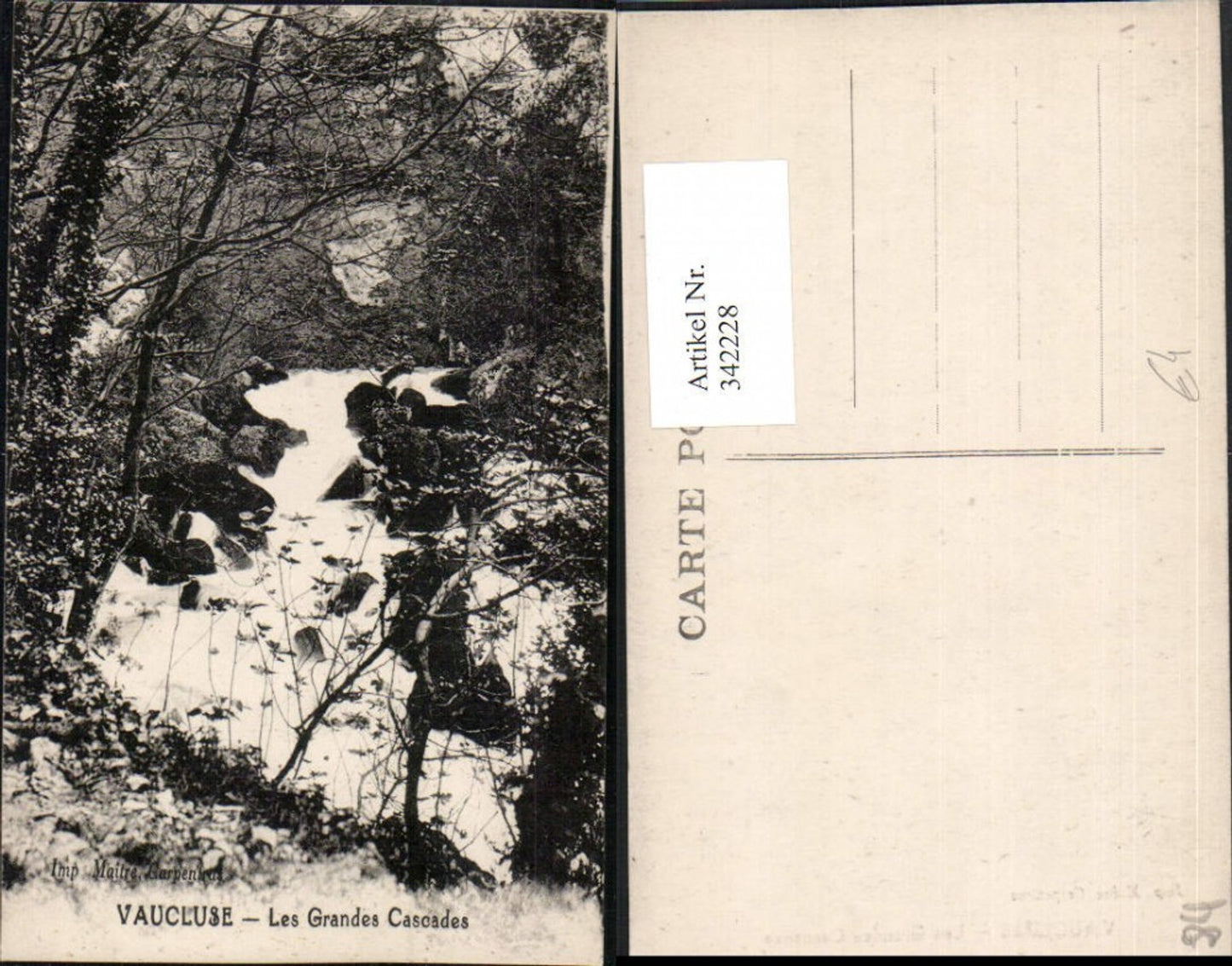 342228,Provence-Alpes-Cote-Azur Vaucluse Les Grandes Cascades Wasserfall