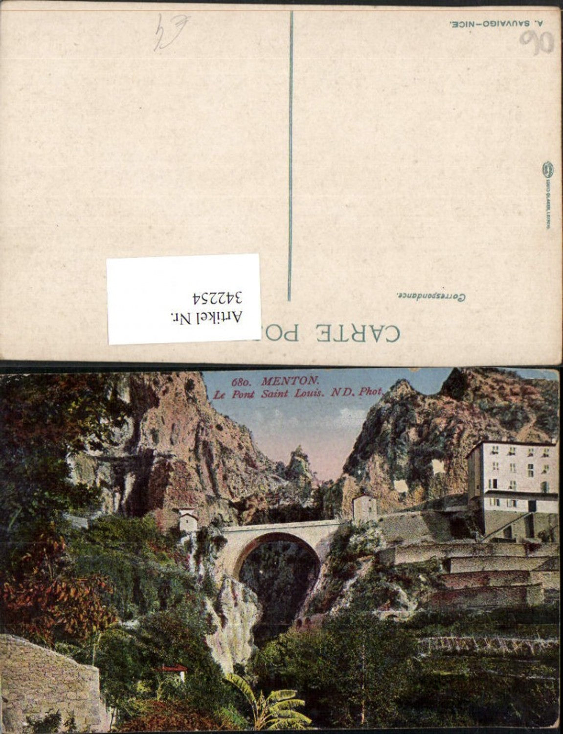 342254,Provence-Alpes-Cote-Azur Alpes-Maritimes Menton Le Pont Saint Louis Brücke