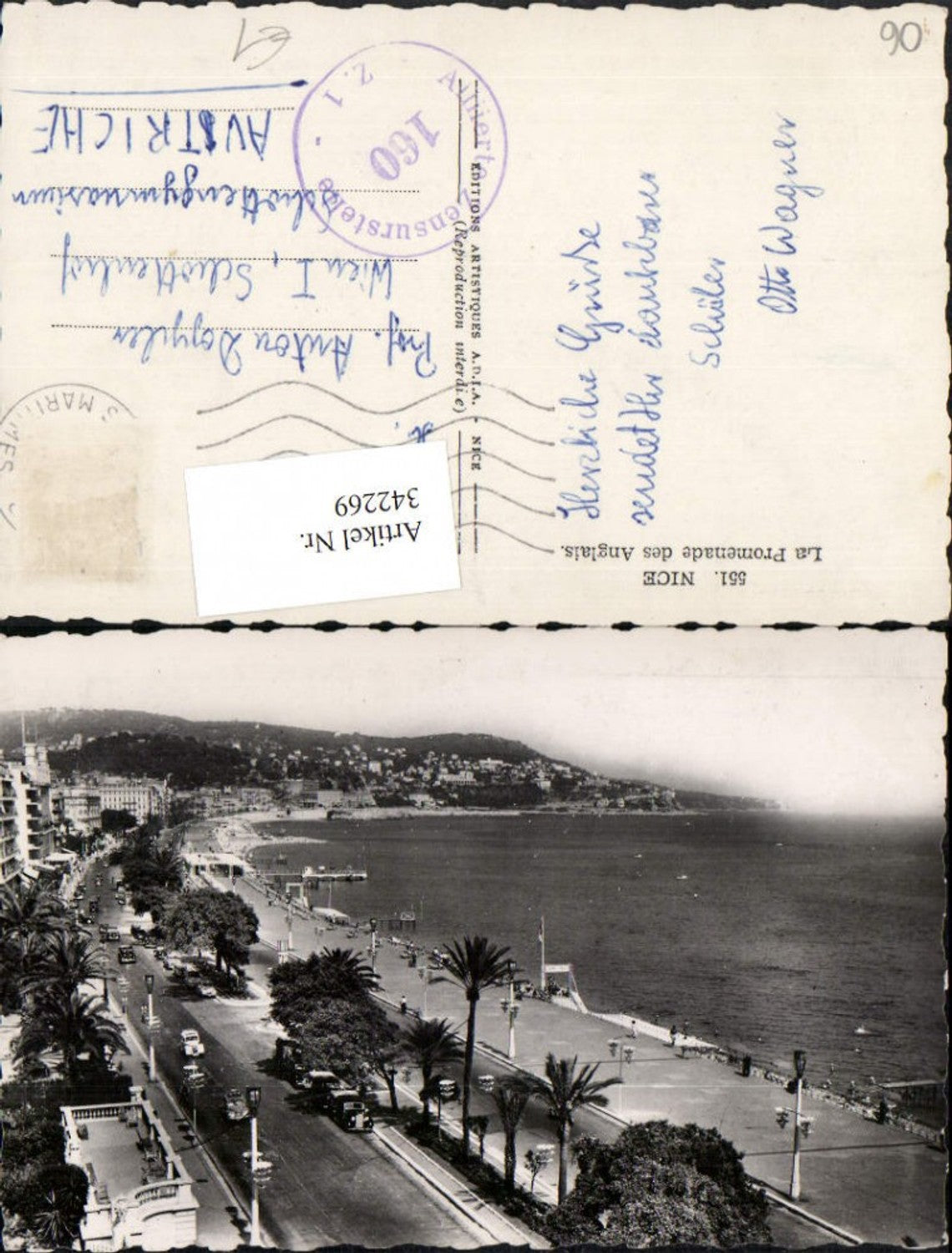 342269,Provence-Alpes-Cote-Azur Alpes-Maritimes Nice Nice Promenade des Anglais beach