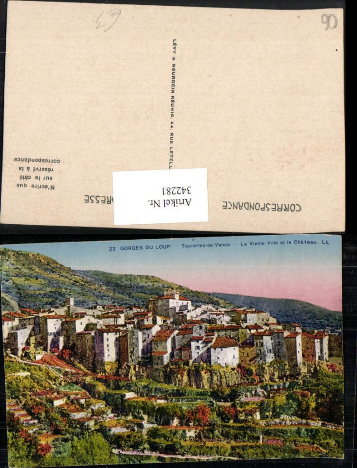 342281,Provence-Alpes-Cote-Azur Alpes-Maritimes Gorges du Loup Tourettes-de-Vence Totale