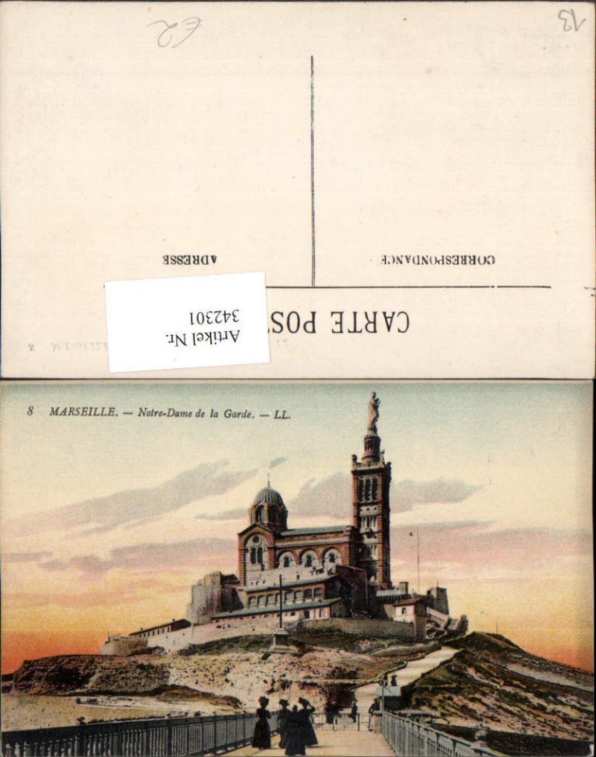 342301,Provence-Alpes-Cote-Azur Bouches-de-Rhone Marseille Notre-Dame de la Garde Kirche