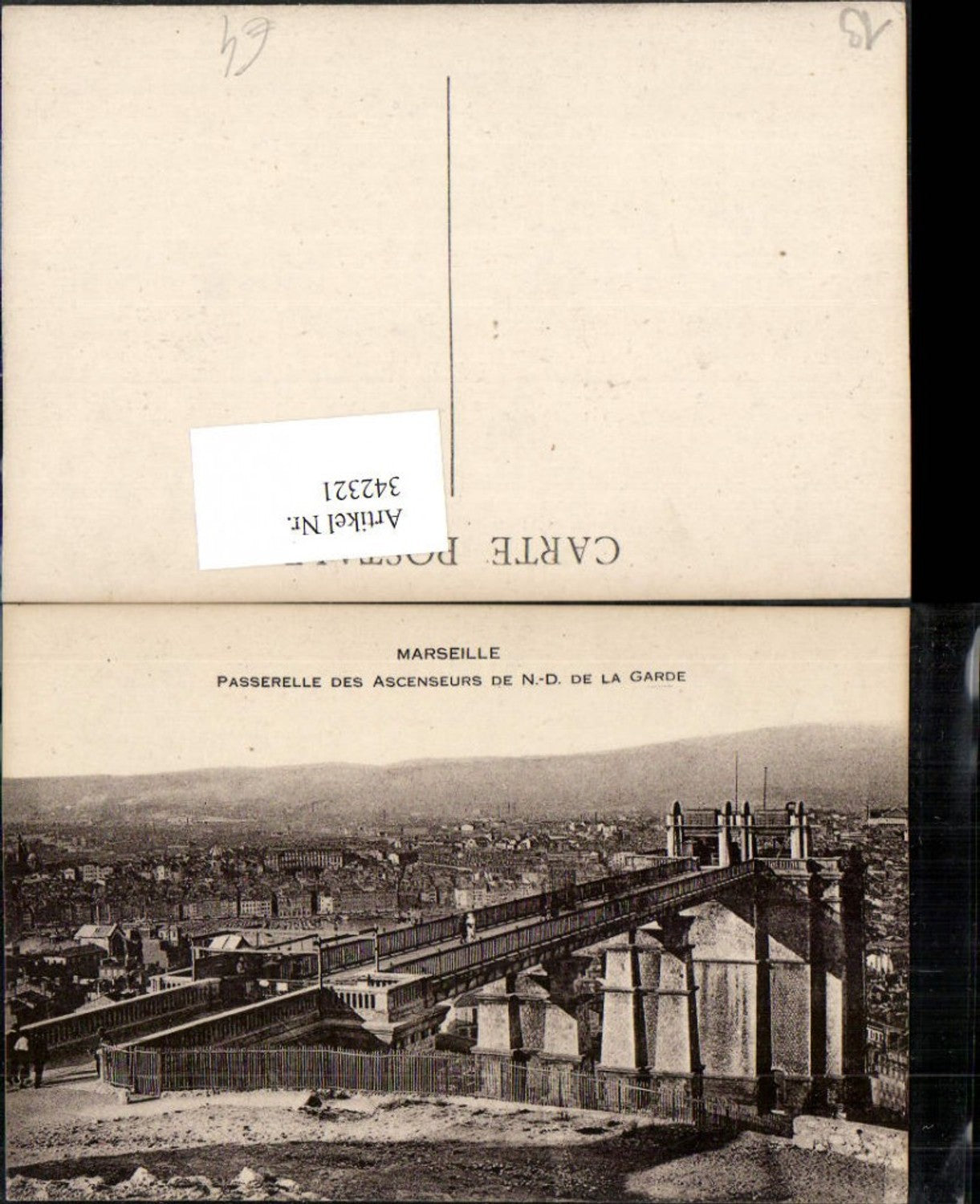 342321,Provence-Alpes-Cote-Azur Bouches-de-Rhone Marseille Passerelle des Ascenseurs de la Garde