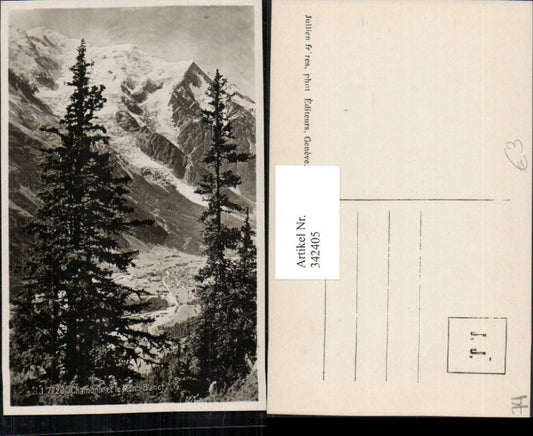 342405,Rhone-Alpes Haute-Savoie Chamonix et le Mont-Blanc Totale Bergkulisse