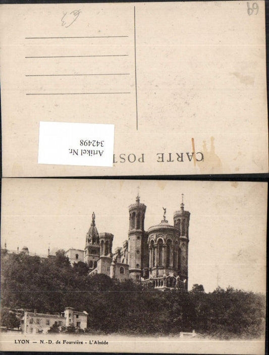 342498,Rhone-Alpes Rhone Lyon Notre-Dame de Fourviere Kirche