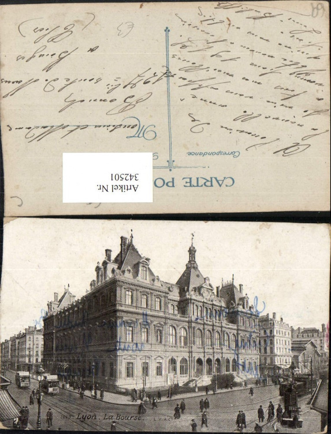 342501,Rhone-Alpes Rhone Lyon La Bourse Börse Gebäude