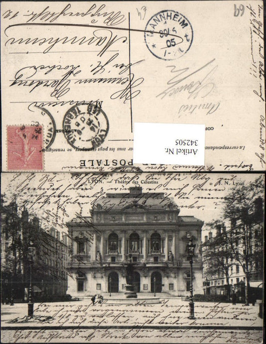 342505,Rhone-Alpes Rhone Lyon Theatre des Celestins Theater