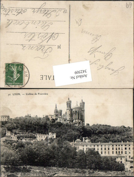 342509,Rhone-Alpes Rhone Lyon Colline de Fourviere Kirche