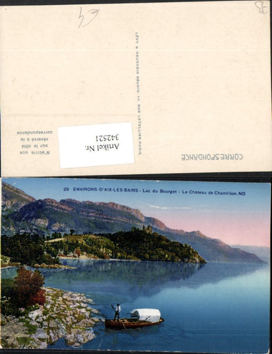 342521,Rhone-Alpes Savoie Aix-les-Bains Lac du Bourget Le Chateau de Chantillon Schloss