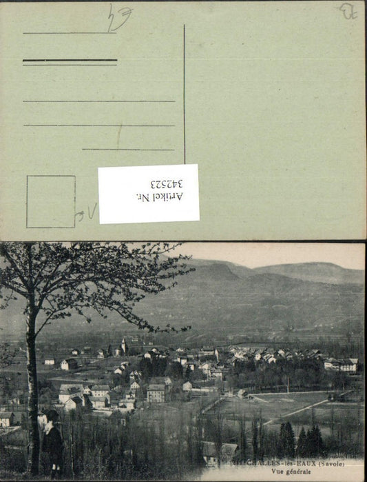 342523,Rhone-Alpes Savoie Challes-les-Eaux Vue generale Totale