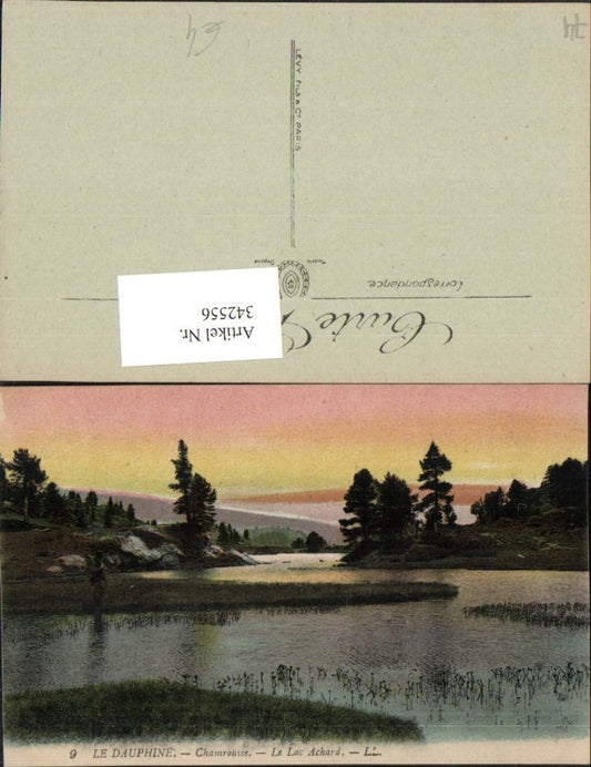 342556,Rhone-Alpes Haute-Savoie Dauphine Chamrousse Le Lac Achard See