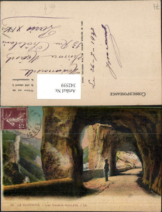 342559,Rhone-Alpes Haute-Savoie Dauphine Les Grands Goulets Straße Tunnel