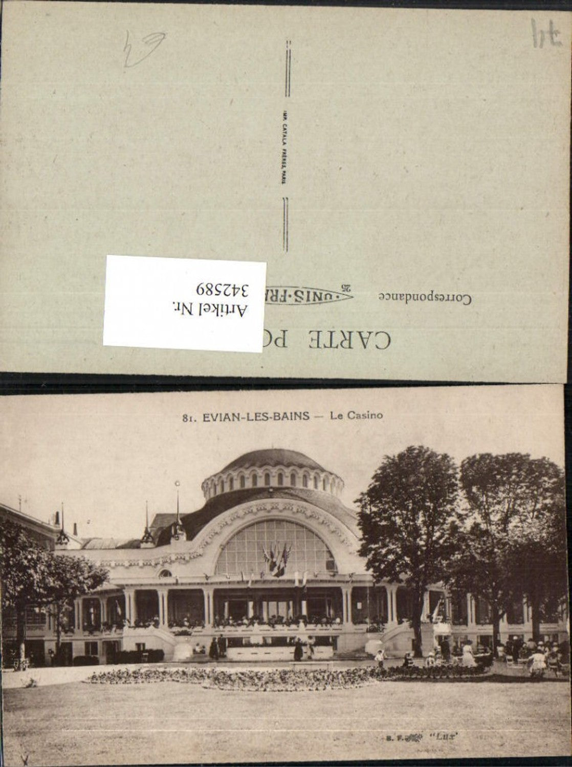 342589,Rhone-Alpes Haute-Savoie Evian-les-Bains Le Casino