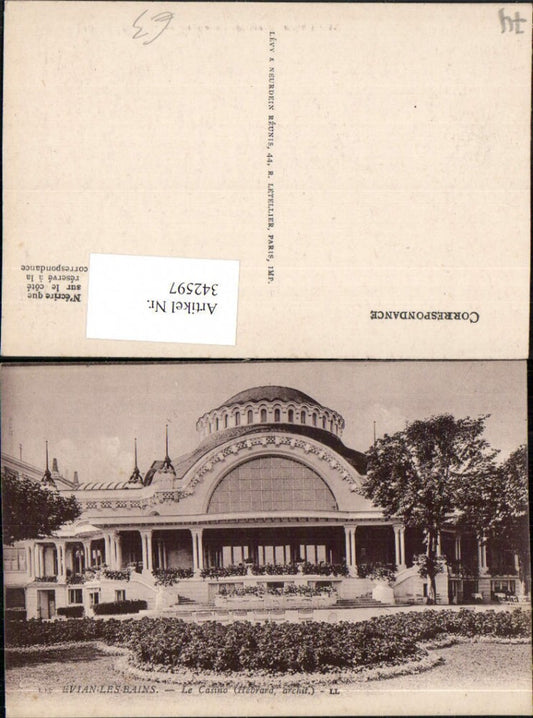 342597,Rhone-Alpes Haute-Savoie Evian-les-Bains Le Casino