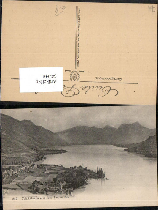 342601,Rhone-Alpes Haute-Savoie Talloires et le Petit Lac See Bergkulisse
