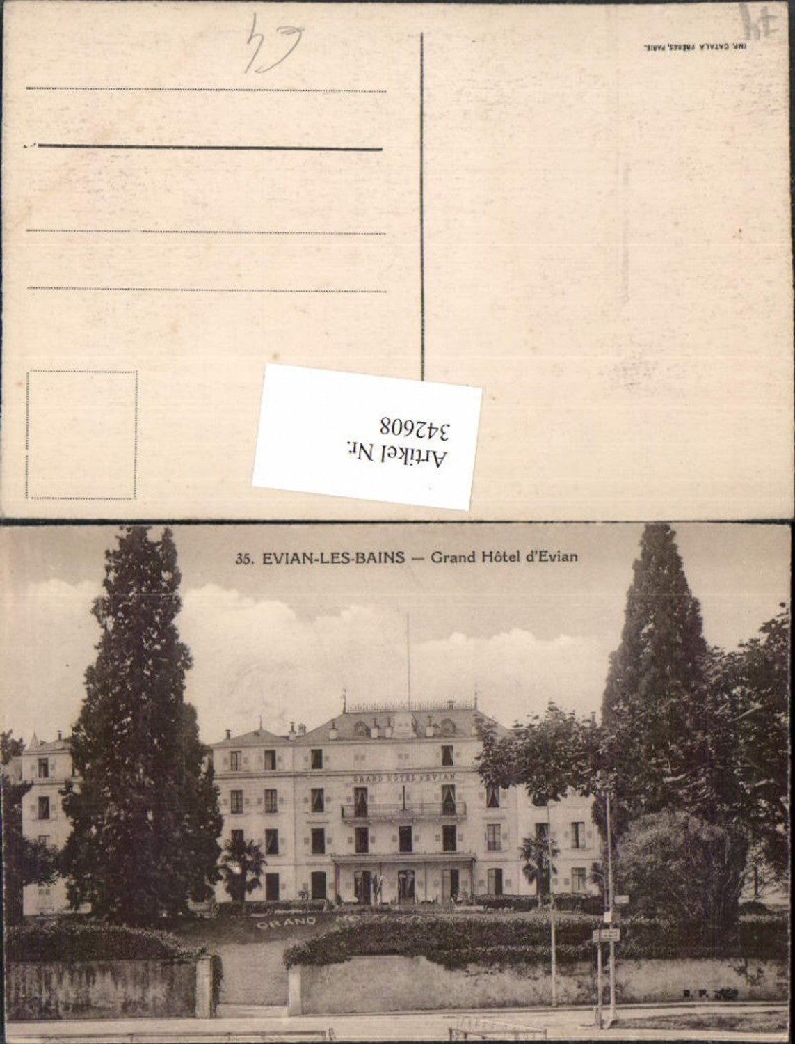 342608,Rhone-Alpes Haute-Savoie Evian-les-Bains Grand Hotel d'Evian