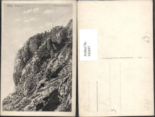 342697,Rax Gretchensteig b. Reichenau Felswand
