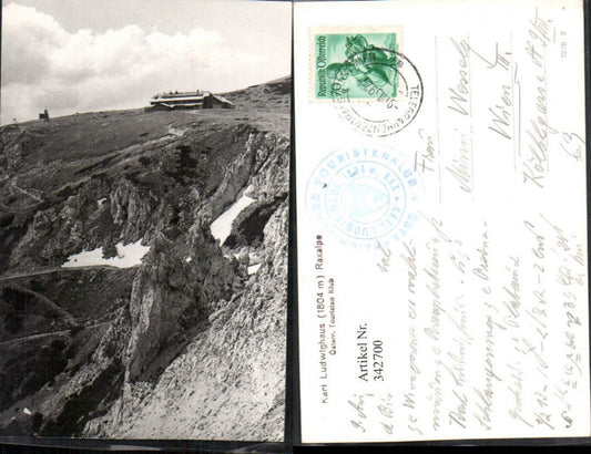 342700,Raxalpe Karl Ludwig-Haus Berghütte b. Reichenau