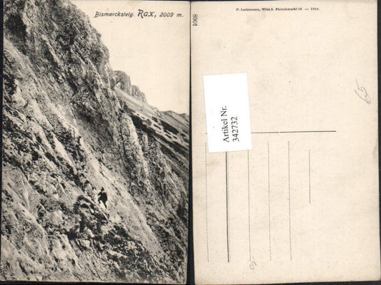 342732,Rax Bismarcksteig b. Reichenau Bergkulisse