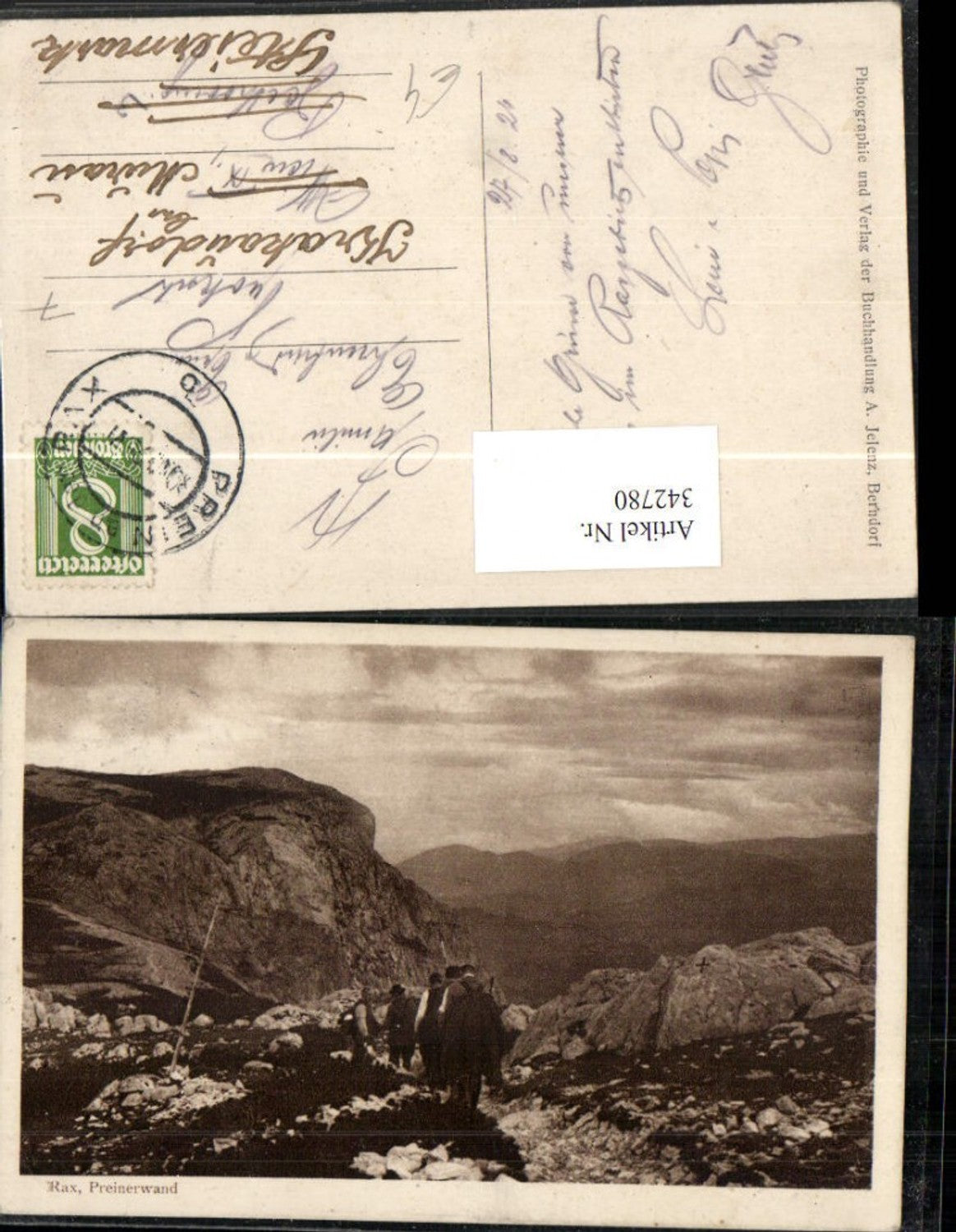 342780, Rax Preinerwand near Prein Reichenau mountain scenery mountaineer