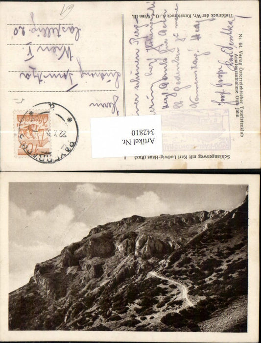 342810,Rax Schlangenweg m. Karl Ludwig-Haus b. Reichenau